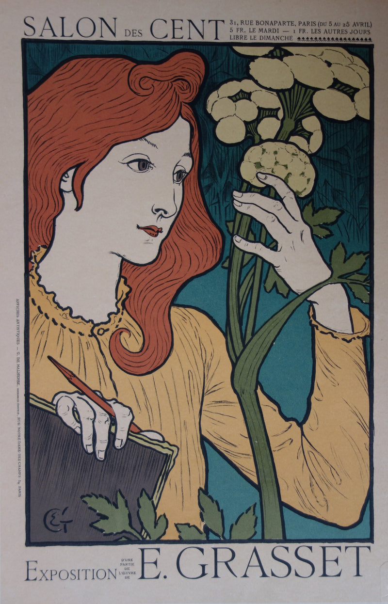 E. GRASSET : Exposition de Grasset (planche n° 98) - Affiche (détail)
