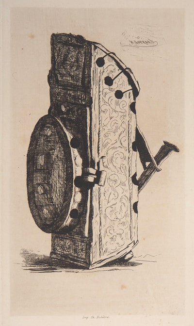 Henri GUERARD : La Lanterne d'avare, 1874 - Gravure
