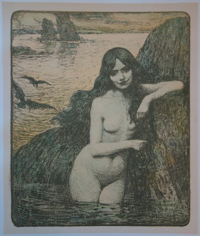 Charles GUERIN :  - Lithographie (détail)