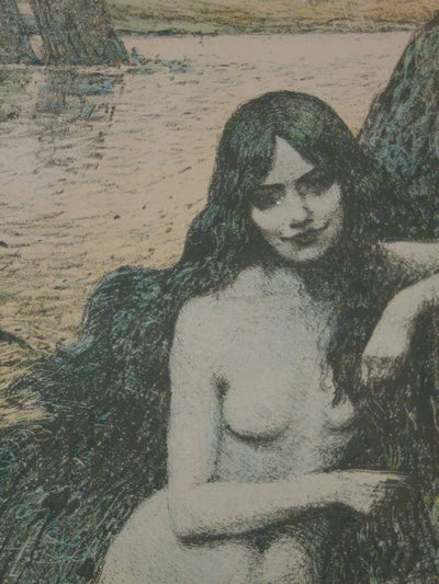 Charles GUERIN :  - Lithographie (détail)
