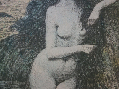 Charles GUERIN :  - Lithographie (détail)