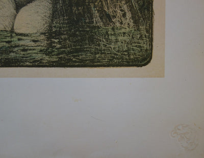 Charles GUERIN :  - Lithographie (détail)