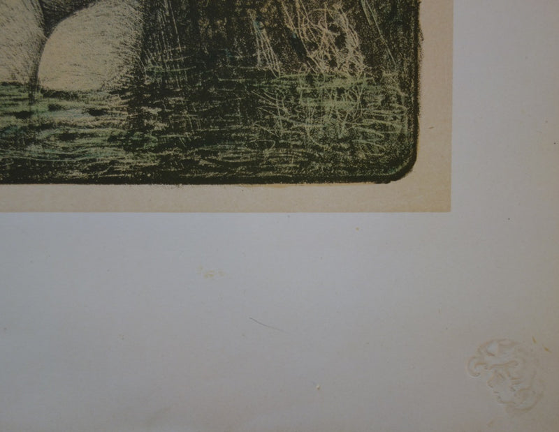 Charles GUERIN :  - Lithographie (détail)