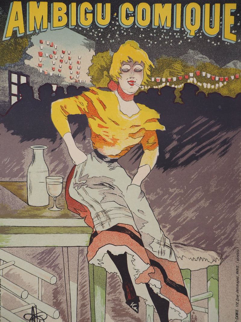 Albert GUILLAUME : Gigolette, 1895 - Affiche