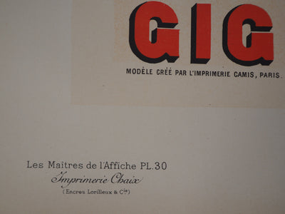 Albert GUILLAUME : Gigolette, 1895 - Affiche (détail)