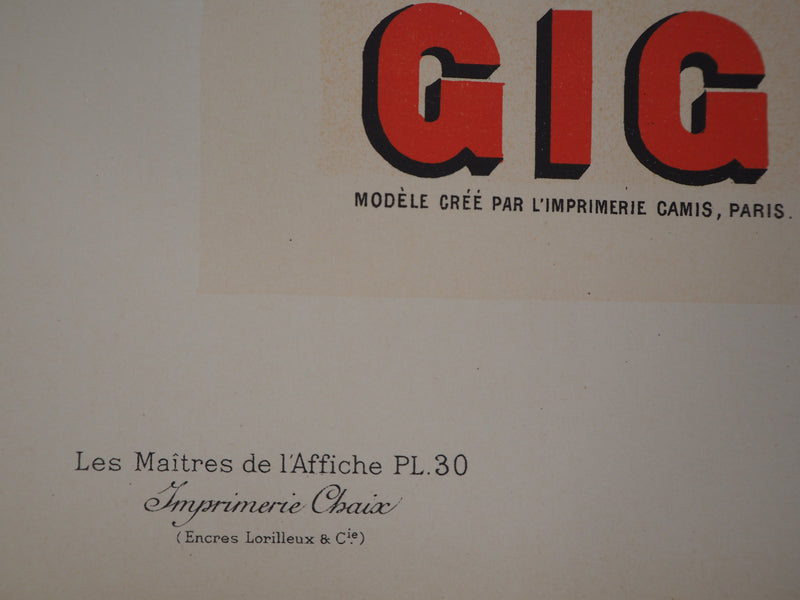 Albert GUILLAUME : Gigolette, 1895 - Affiche (détail)