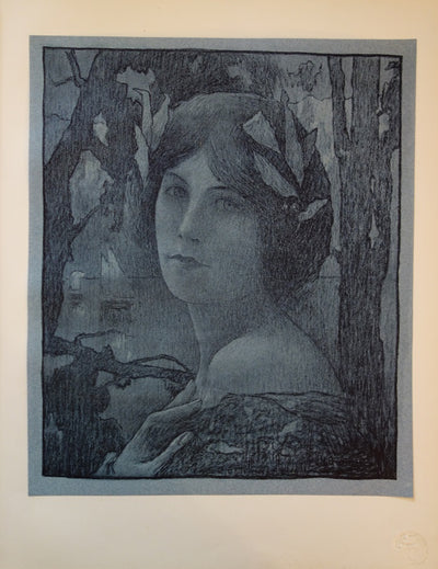 Henri GUINIER : Nuit douce - Lithographie