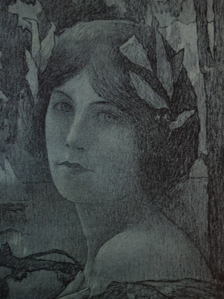 Henri GUINIER : Nuit douce - Lithographie (détail)