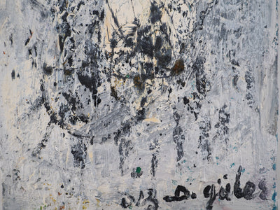 Dyap GULER : Portrait d'homme surréaliste - Tableau (détail)