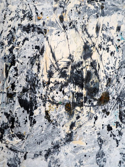 Dyap GULER : Portrait d'homme surréaliste - Tableau (détail)