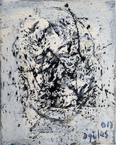 Dyap GULER : Profil d'homme fragmenté, abstraction - Tableau