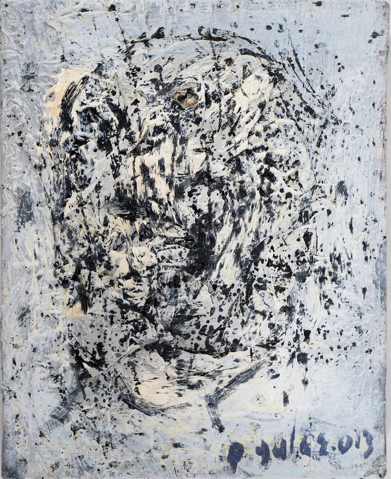 Dyap GULER : Tête de mort abstraite - Tableau