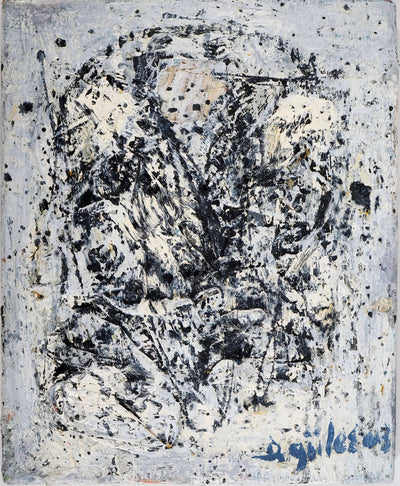 Dyap GULER : Visage masculin Art Brut - Tableau