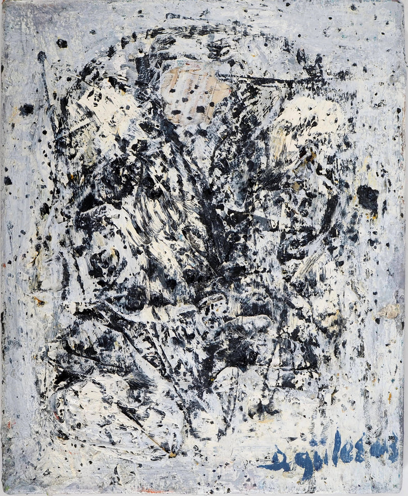 Dyap GULER : Visage masculin Art Brut - Tableau