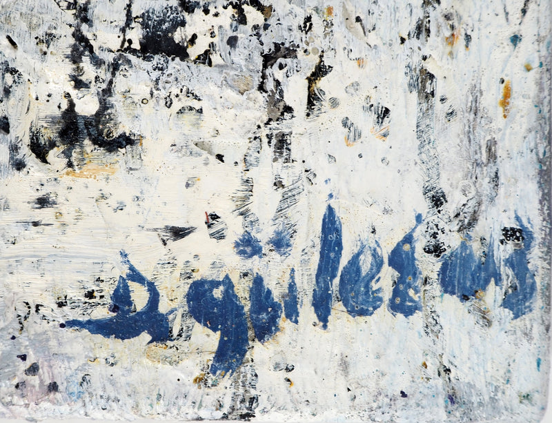 Dyap GULER : Visage masculin Art Brut - Tableau (détail)