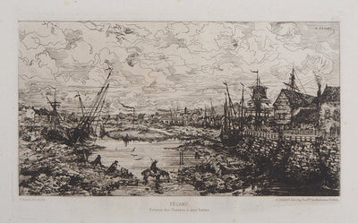 Victor HAMEL : Fécamp, 1872 - Gravure