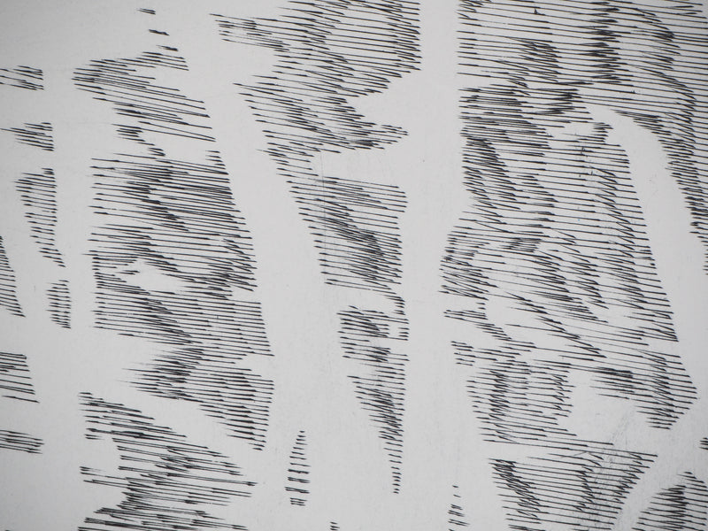 Sheigla HARTMAN : Muddy waters - Gravure (détail)