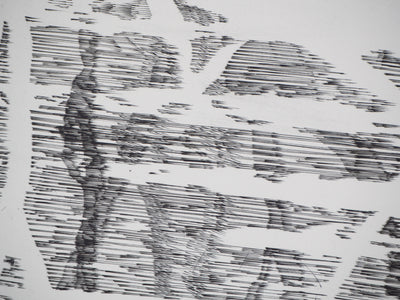 Sheigla HARTMAN : Muddy waters - Gravure (détail)