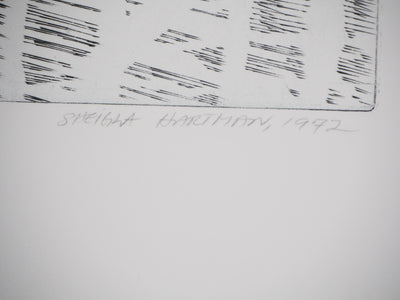 Sheigla HARTMAN : Muddy waters - Gravure (détail)