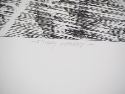 Sheigla HARTMAN : Muddy waters - Gravure (détail)