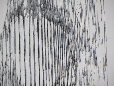 Sheigla HARTMAN : Waiting for the sun to rise - Gravure (détail)