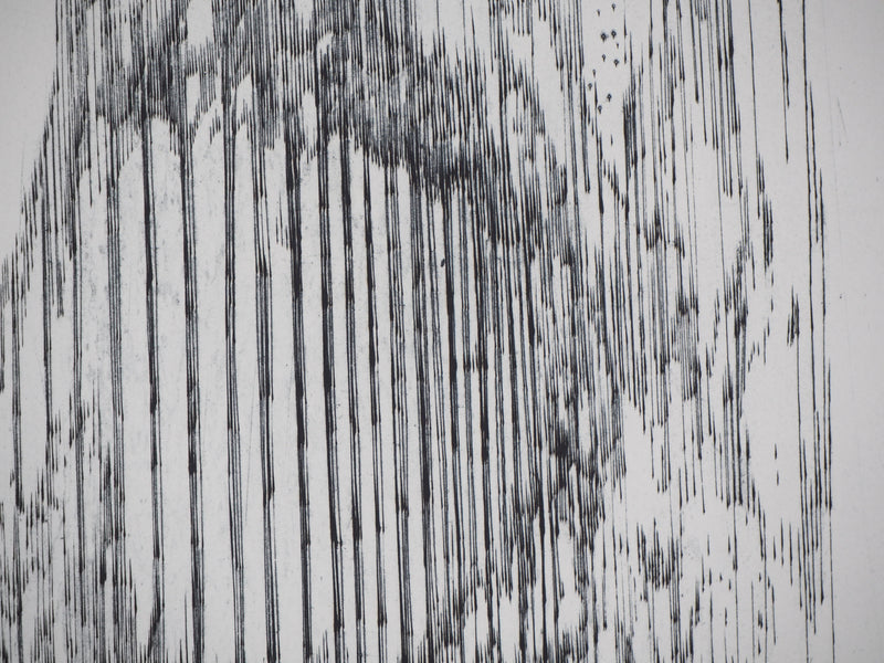 Sheigla HARTMAN : Waiting for the sun to rise - Gravure (détail)