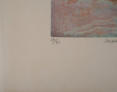 Shoichi HASEGAWA : Maison laqué, 1977 - Gravure (détail)