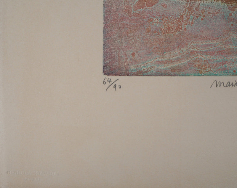 Shoichi HASEGAWA : Maison laqué, 1977 - Gravure (détail)