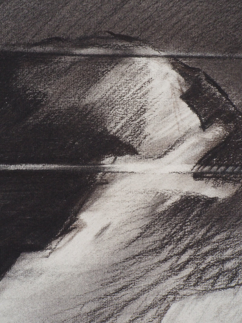 Claude HASTAIRE : Vallée - Pastel