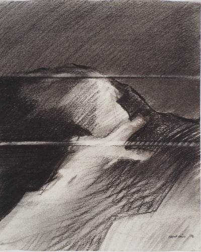 Claude HASTAIRE : Vallée - Pastel (détail)