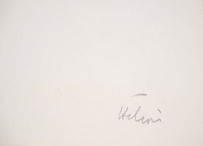 Jean HELION : Chapeaux Haut de Forme - Lithographie (détail)