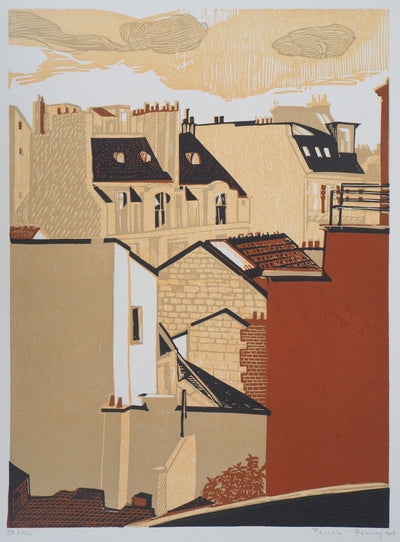 Pascale HEMERY : Borderline, 2008 - Lithographie
