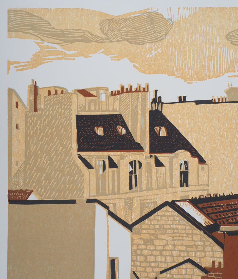 Pascale HEMERY : Borderline, 2008 - Lithographie (détail)