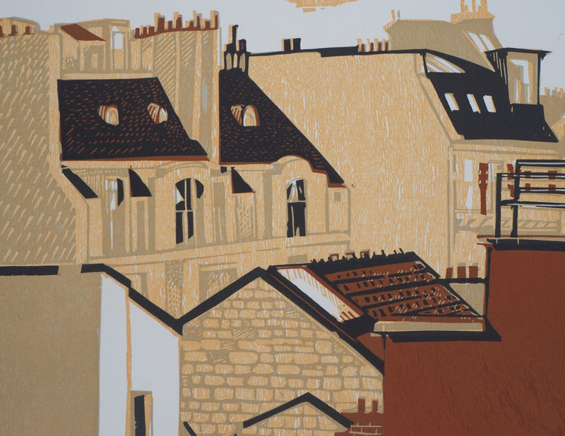 Pascale HEMERY : Borderline, 2008 - Lithographie (détail)