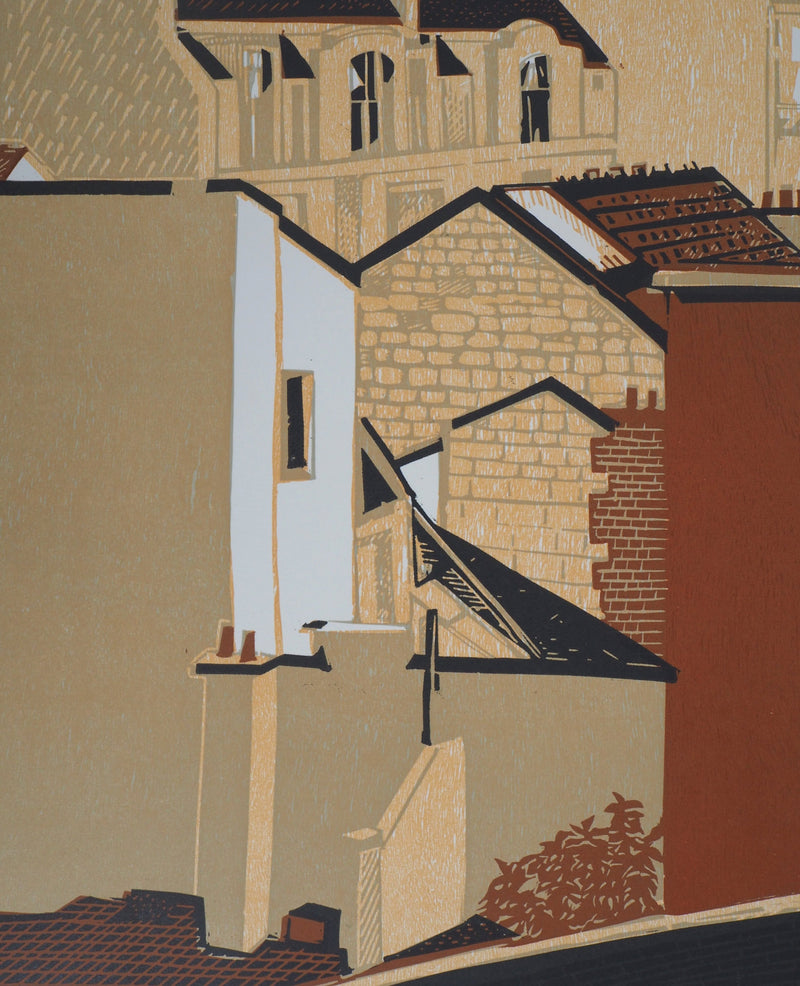 Pascale HEMERY : Borderline, 2008 - Lithographie (détail)