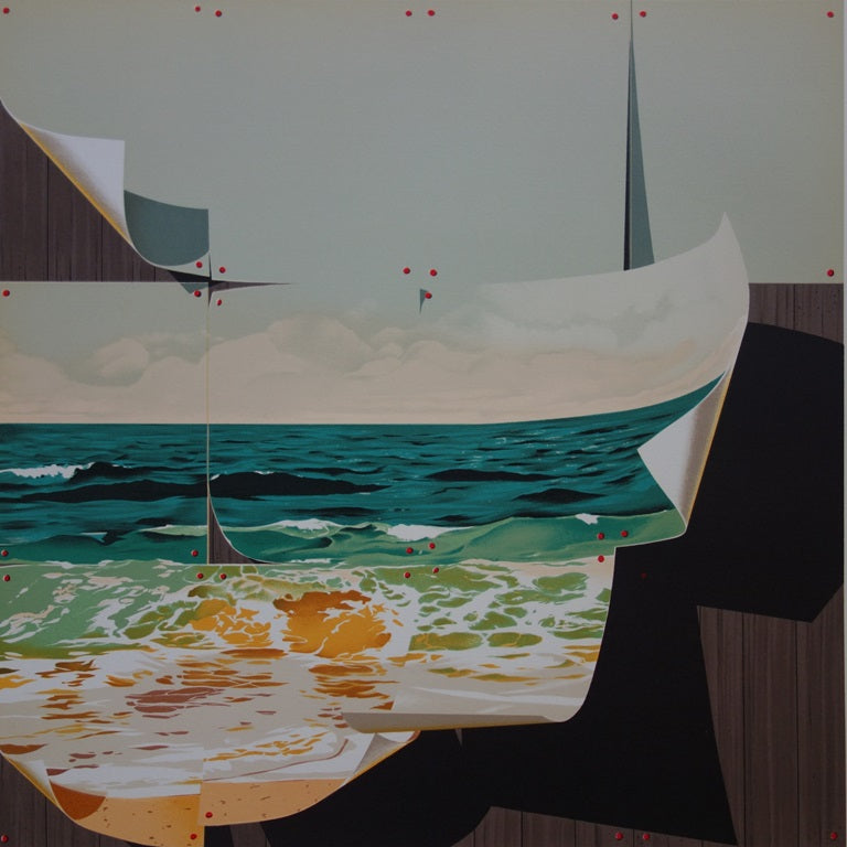 Jean-Pierre HENAUT : La Naissance de Vénus - Lithographie (détail)