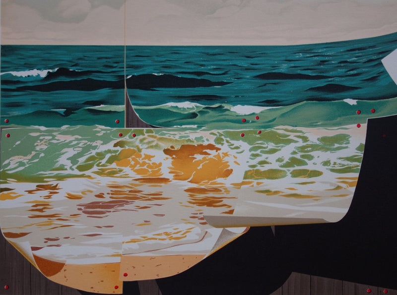 Jean-Pierre HENAUT : La Naissance de Vénus - Lithographie (détail)