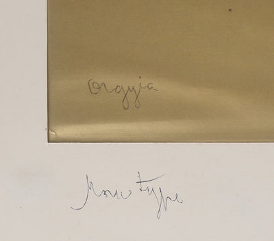 Michel HENRY : Papillon IV : Orgyia, 1958 - art (détail)