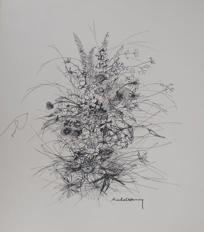 Michel HENRY : Le bouquet  - Dessin