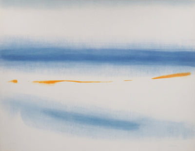Jean Luc HERMAN : Le brasier bleu - Lithographie