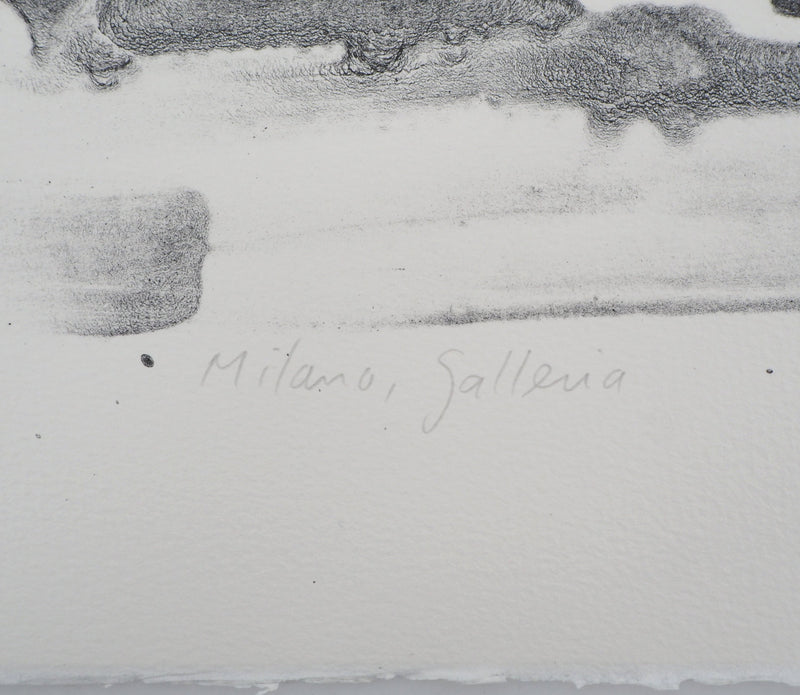 Jeroen HERMKENS : Milano, Galleria, 2004 - Lithographie (détail)