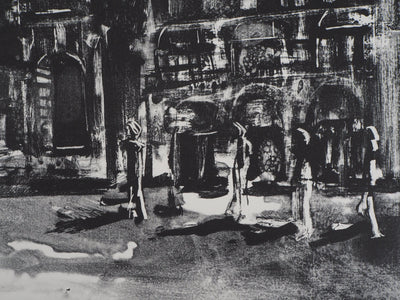 Jeroen HERMKENS : Milano, Galleria, 2004 - Lithographie (détail)