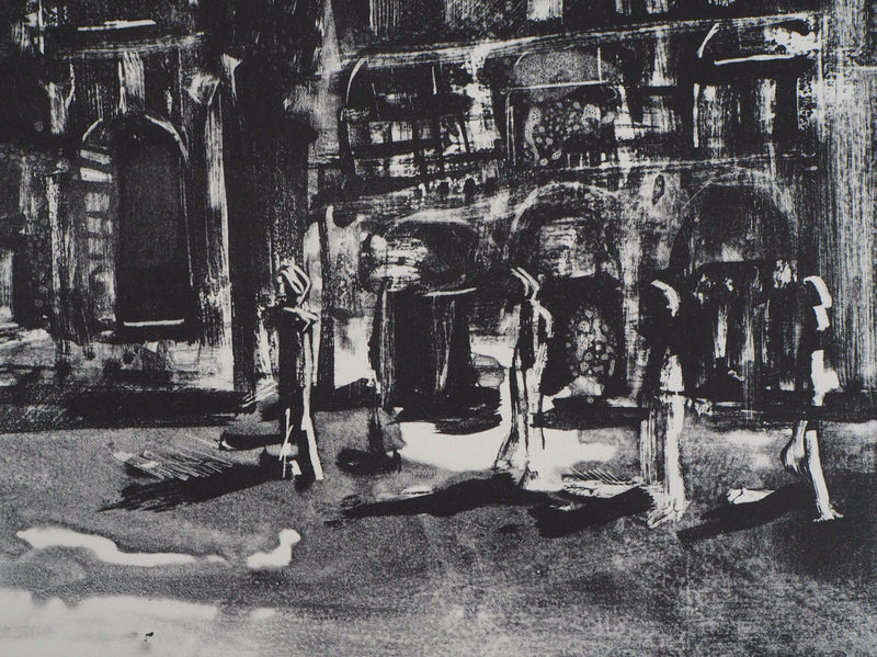 Jeroen HERMKENS : Milano, Galleria, 2004 - Lithographie (détail)