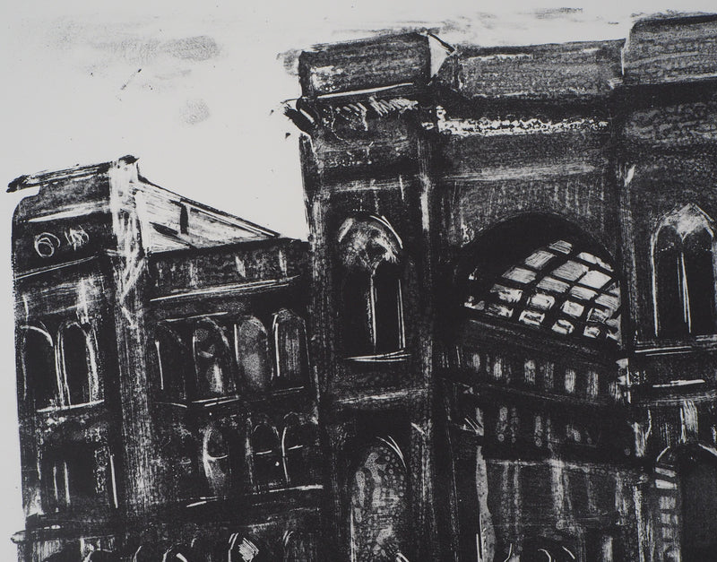 Jeroen HERMKENS : Milano, Galleria, 2004 - Lithographie (détail)