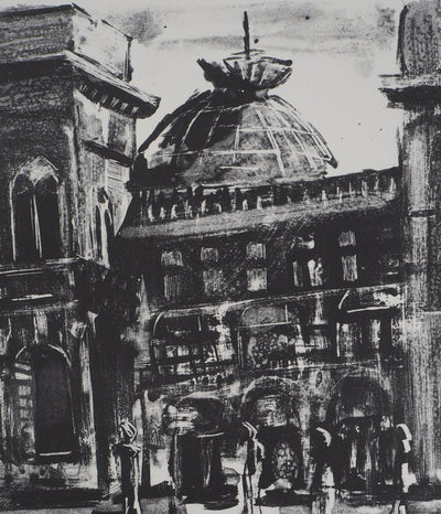 Jeroen HERMKENS : Milano, Galleria, 2004 - Lithographie (détail)