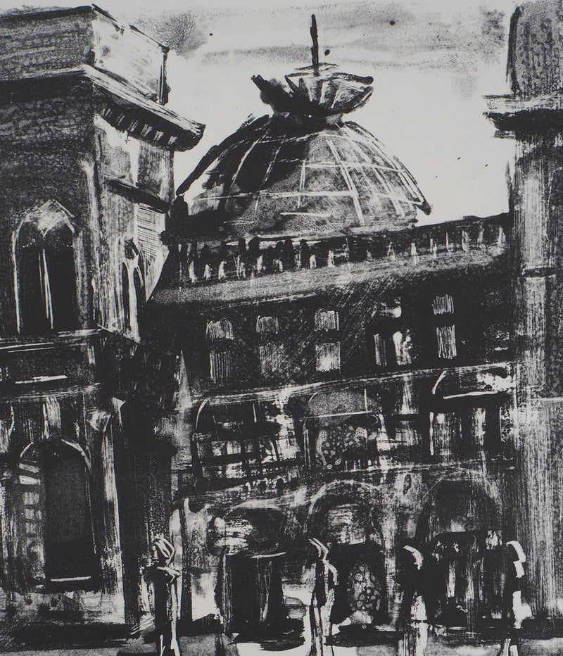 Jeroen HERMKENS : Milano, Galleria, 2004 - Lithographie (détail)