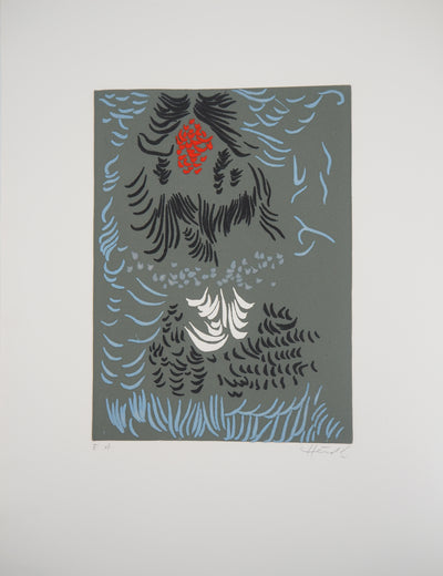 Jacques HEROLD : Algues marines surréalistes, 1975 - Gravure