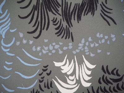 Jacques HEROLD : Algues marines surréalistes, 1975 - Gravure (détail)