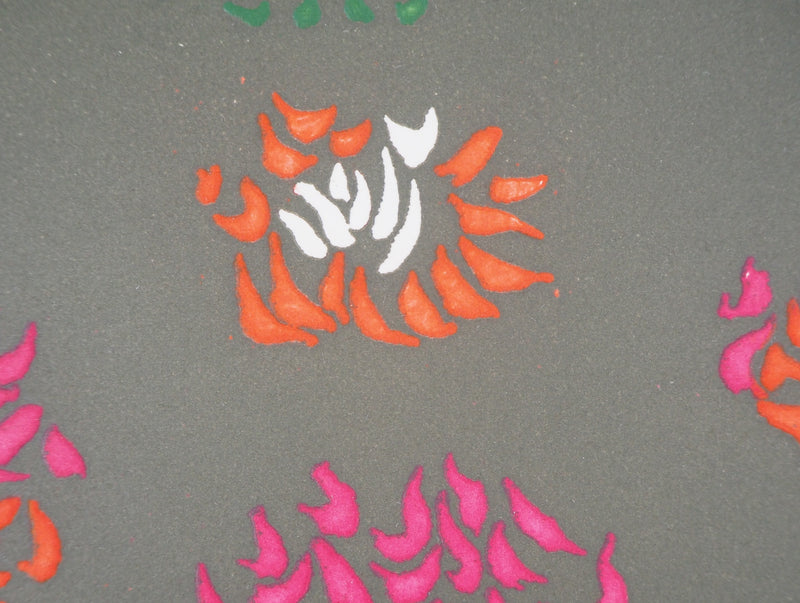Jacques HEROLD : Composition végétale surréaliste, 1975 - Gravure (détail)