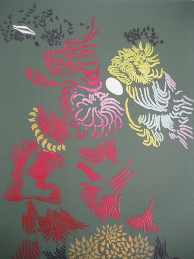 Jacques HEROLD : Nature au clair de lune, 1975 - Gravure (détail)